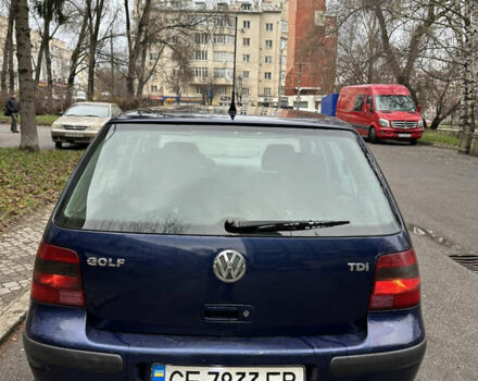 Синий Фольксваген Гольф, объемом двигателя 1.9 л и пробегом 337 тыс. км за 2850 $, фото 5 на Automoto.ua
