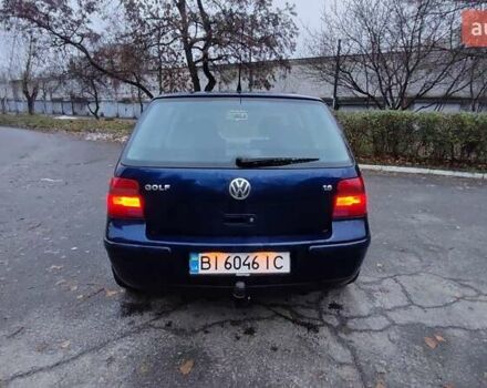 Синий Фольксваген Гольф, объемом двигателя 1.6 л и пробегом 225 тыс. км за 4700 $, фото 1 на Automoto.ua