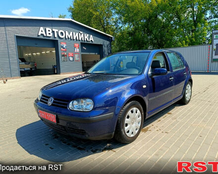Синий Фольксваген Гольф, объемом двигателя 1.6 л и пробегом 129 тыс. км за 4700 $, фото 1 на Automoto.ua