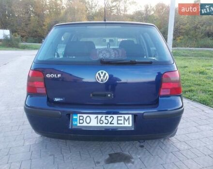 Синий Фольксваген Гольф, объемом двигателя 1.4 л и пробегом 341 тыс. км за 3450 $, фото 2 на Automoto.ua