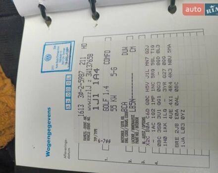 Синій Фольксваген Гольф, об'ємом двигуна 1.39 л та пробігом 236 тис. км за 4500 $, фото 12 на Automoto.ua