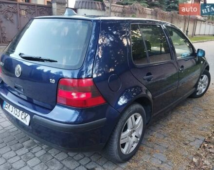 Синий Фольксваген Гольф, объемом двигателя 1.6 л и пробегом 190 тыс. км за 4390 $, фото 2 на Automoto.ua