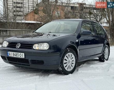 Синий Фольксваген Гольф, объемом двигателя 1.6 л и пробегом 182 тыс. км за 4999 $, фото 2 на Automoto.ua