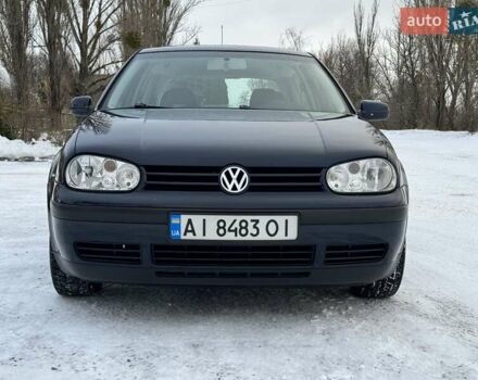 Синий Фольксваген Гольф, объемом двигателя 1.6 л и пробегом 182 тыс. км за 4999 $, фото 3 на Automoto.ua