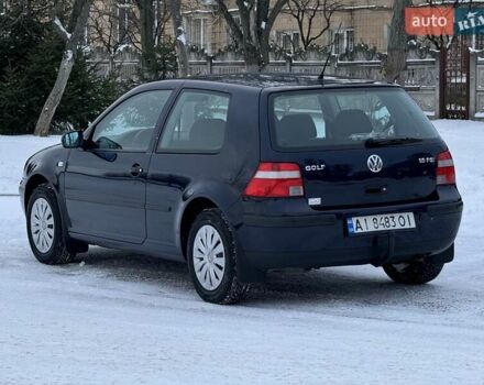 Синий Фольксваген Гольф, объемом двигателя 1.6 л и пробегом 182 тыс. км за 4999 $, фото 6 на Automoto.ua