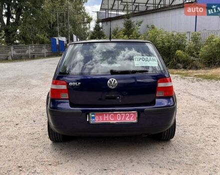 Синий Фольксваген Гольф, объемом двигателя 1.4 л и пробегом 266 тыс. км за 4799 $, фото 4 на Automoto.ua