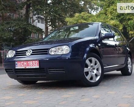 Синий Фольксваген Гольф, объемом двигателя 1.6 л и пробегом 167 тыс. км за 5777 $, фото 1 на Automoto.ua