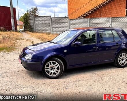 Синий Фольксваген Гольф, объемом двигателя 1.4 л и пробегом 267 тыс. км за 4599 $, фото 1 на Automoto.ua