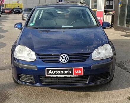Синий Фольксваген Гольф, объемом двигателя 1.6 л и пробегом 221 тыс. км за 5990 $, фото 1 на Automoto.ua