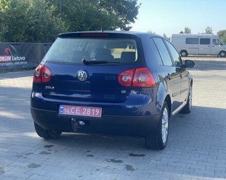 Синий Фольксваген Гольф, объемом двигателя 1.6 л и пробегом 243 тыс. км за 5000 $, фото 3 на Automoto.ua