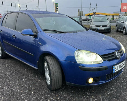 Фольксваген Гольф 2006 в Полтаве на Automoto.ua Синий Фольксваген Гольф, объемом двигателя 1.6 л и пробегом 175 тыс. км за 6400 $, фото 5 на Automoto.ua