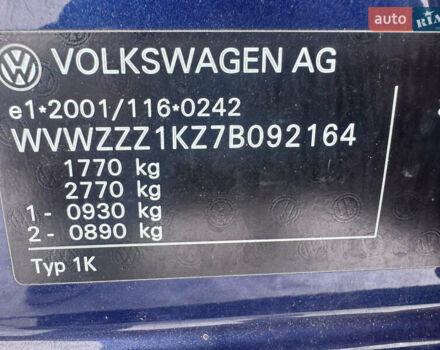 Синій Фольксваген Гольф, об'ємом двигуна 1.4 л та пробігом 240 тис. км за 5790 $, фото 45 на Automoto.ua