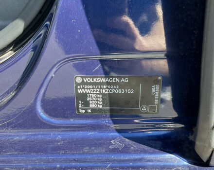 Синий Фольксваген Гольф, объемом двигателя 1.4 л и пробегом 210 тыс. км за 7500 $, фото 7 на Automoto.ua