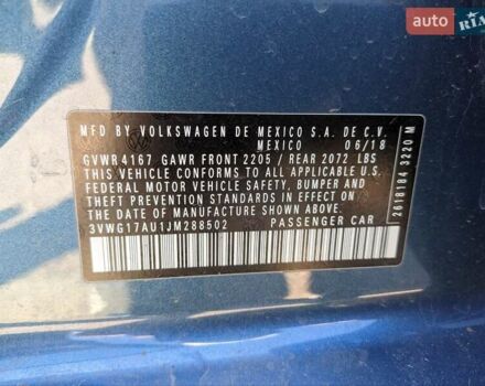 Синій Фольксваген Гольф, об'ємом двигуна 1.8 л та пробігом 95 тис. км за 18000 $, фото 15 на Automoto.ua