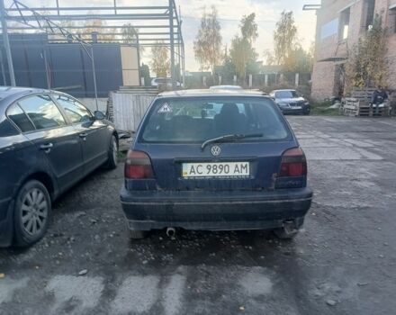 Синий Фольксваген Гольф, объемом двигателя 1.4 л и пробегом 123 тыс. км за 1000 $, фото 2 на Automoto.ua