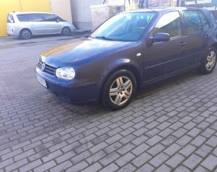 Синий Фольксваген Гольф, объемом двигателя 1.6 л и пробегом 275 тыс. км за 2400 $, фото 1 на Automoto.ua