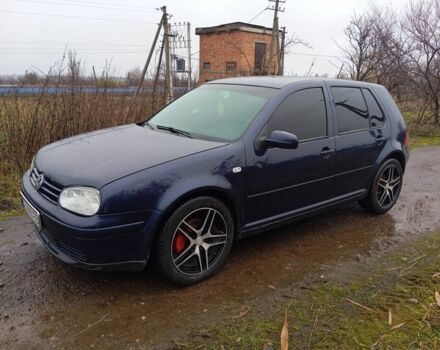 Синий Фольксваген Гольф, объемом двигателя 1.9 л и пробегом 360 тыс. км за 4200 $, фото 1 на Automoto.ua