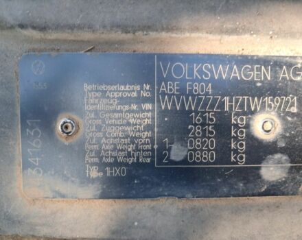 Синий Фольксваген Гольф, объемом двигателя 1.78 л и пробегом 215 тыс. км за 723 $, фото 3 на Automoto.ua