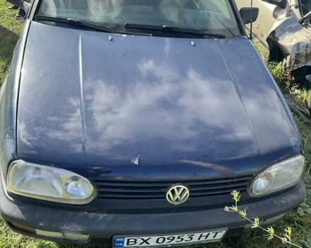 Синий Фольксваген Гольф, объемом двигателя 1.9 л и пробегом 356 тыс. км за 1850 $, фото 1 на Automoto.ua