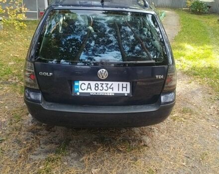 Синий Фольксваген Гольф, объемом двигателя 1.9 л и пробегом 280 тыс. км за 3400 $, фото 1 на Automoto.ua