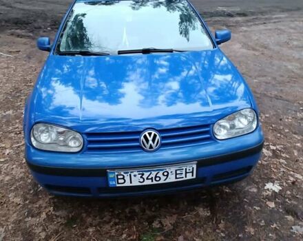 Синий Фольксваген Гольф, объемом двигателя 2 л и пробегом 370 тыс. км за 3700 $, фото 6 на Automoto.ua