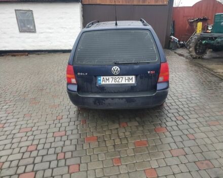Синий Фольксваген Гольф, объемом двигателя 1.9 л и пробегом 380 тыс. км за 4000 $, фото 2 на Automoto.ua