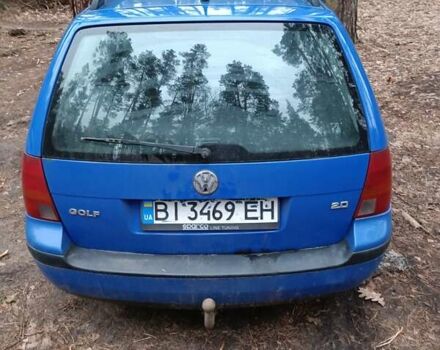 Синий Фольксваген Гольф, объемом двигателя 2 л и пробегом 370 тыс. км за 3700 $, фото 7 на Automoto.ua