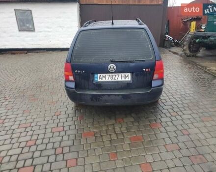 Синий Фольксваген Гольф, объемом двигателя 1.9 л и пробегом 380 тыс. км за 4000 $, фото 1 на Automoto.ua