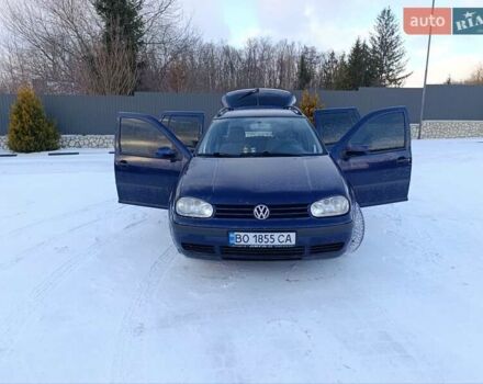 Синий Фольксваген Гольф, объемом двигателя 1.9 л и пробегом 420 тыс. км за 3000 $, фото 2 на Automoto.ua