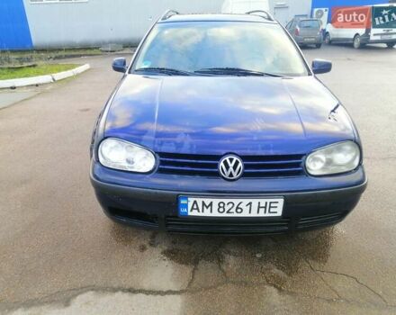 Синий Фольксваген Гольф, объемом двигателя 1.9 л и пробегом 350 тыс. км за 2199 $, фото 1 на Automoto.ua