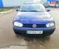 Синий Фольксваген Гольф, объемом двигателя 1.9 л и пробегом 350 тыс. км за 2199 $, фото 1 на Automoto.ua
