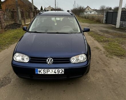 Синий Фольксваген Гольф, объемом двигателя 1.9 л и пробегом 380 тыс. км за 2150 $, фото 1 на Automoto.ua