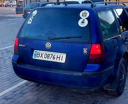 Синий Фольксваген Гольф, объемом двигателя 1.4 л и пробегом 272 тыс. км за 4200 $, фото 7 на Automoto.ua