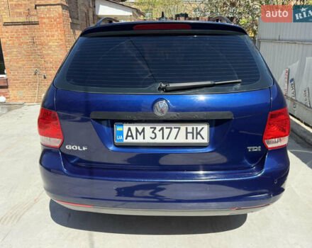 Синий Фольксваген Гольф, объемом двигателя 1.9 л и пробегом 291 тыс. км за 5990 $, фото 4 на Automoto.ua