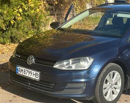 Синий Фольксваген Гольф, объемом двигателя 1.4 л и пробегом 248 тыс. км за 8900 $, фото 1 на Automoto.ua