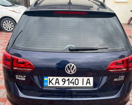 Синий Фольксваген Гольф, объемом двигателя 1.8 л и пробегом 210 тыс. км за 13500 $, фото 1 на Automoto.ua