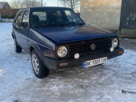 Синий Фольксваген Гольф, объемом двигателя 1.6 л и пробегом 310 тыс. км за 800 $, фото 1 на Automoto.ua