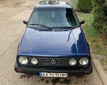 Синий Фольксваген Гольф, объемом двигателя 1.78 л и пробегом 370 тыс. км за 1300 $, фото 1 на Automoto.ua