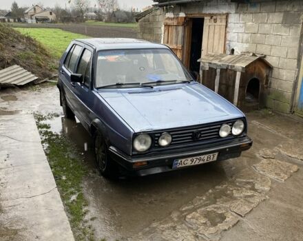 Синий Фольксваген Гольф, объемом двигателя 1.6 л и пробегом 450 тыс. км за 592 $, фото 1 на Automoto.ua