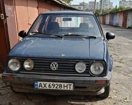 Синий Фольксваген Гольф, объемом двигателя 1.8 л и пробегом 150 тыс. км за 1400 $, фото 1 на Automoto.ua