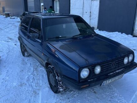 Синий Фольксваген Гольф, объемом двигателя 1.6 л и пробегом 500 тыс. км за 1300 $, фото 1 на Automoto.ua