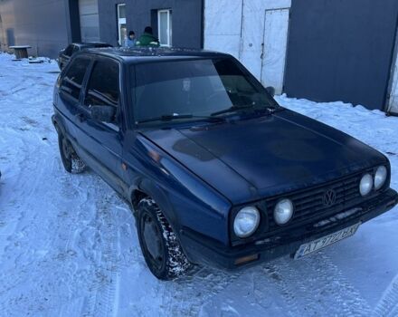 Синий Фольксваген Гольф, объемом двигателя 1.6 л и пробегом 500 тыс. км за 1300 $, фото 1 на Automoto.ua