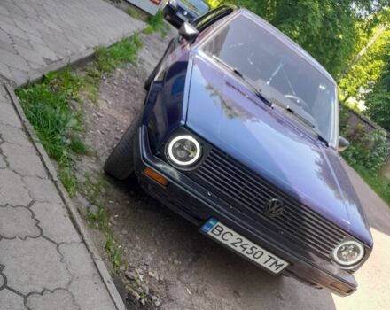 Синий Фольксваген Гольф, объемом двигателя 1.3 л и пробегом 367 тыс. км за 1450 $, фото 1 на Automoto.ua