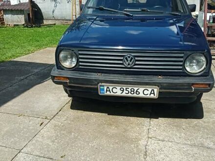 Фольксваген Гольф 1986 в Луцке на Automoto.ua Синий Фольксваген Гольф, объемом двигателя 1.59 л и пробегом 239 тыс. км за 2400 $, фото 1 на Automoto.ua