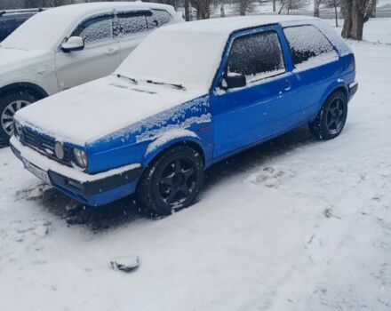 Синий Фольксваген Гольф, объемом двигателя 2 л и пробегом 310 тыс. км за 1450 $, фото 1 на Automoto.ua