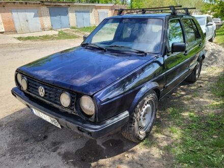 Фольксваген Гольф 1988 в Кропивницком (Кировограде) на Automoto.ua Синий Фольксваген Гольф, объемом двигателя 1.6 л и пробегом 500 тыс. км за 1562 $, фото 1 на Automoto.ua