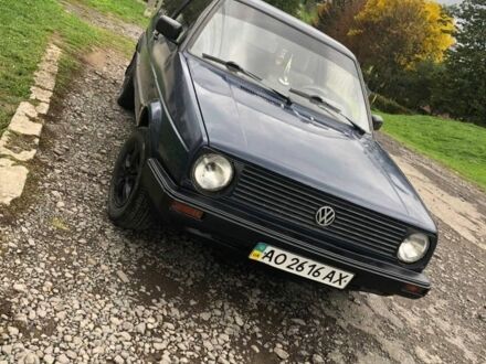 Синий Фольксваген Гольф, объемом двигателя 1.3 л и пробегом 200 тыс. км за 800 $, фото 1 на Automoto.ua