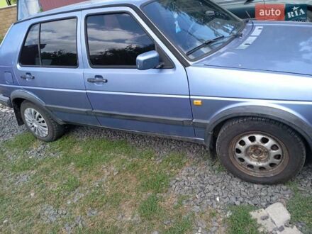 Фольксваген Гольф 1988 в Луцке на Automoto.ua Синий Фольксваген Гольф, объемом двигателя 1.6 л и пробегом 420 тыс. км за 1500 $, фото 1 на Automoto.ua