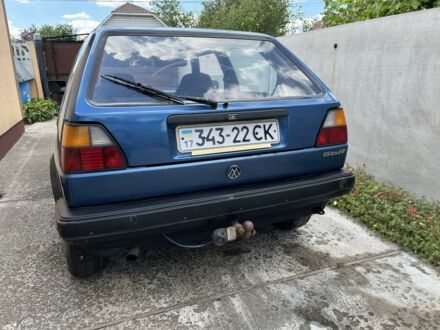 Синий Фольксваген Гольф, объемом двигателя 1.8 л и пробегом 250 тыс. км за 1200 $, фото 1 на Automoto.ua