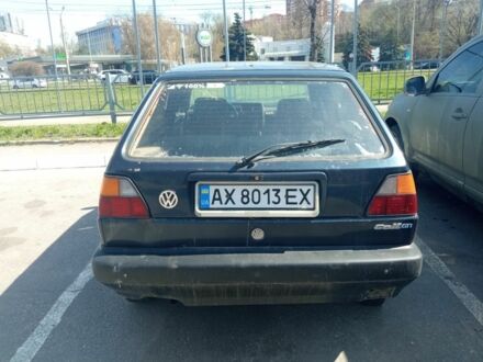 Фольксваген Гольф 1989 в Харькове на Automoto.ua Синий Фольксваген Гольф, объемом двигателя 1.8 л и пробегом 300 тыс. км за 900 $, фото 1 на Automoto.ua